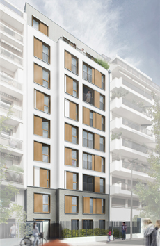 Configuration de l'immeuble au 81 rue Bellevue à Boulogne Billancourt